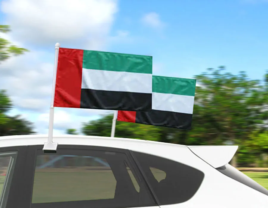 Car Flag Dubai