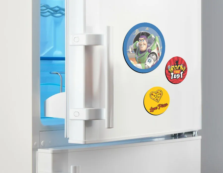 Fridge Round Magnet Sticker Dubai