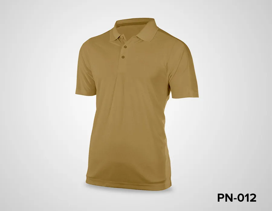 Khaki Polo Neck Tshirt Printing Dubai