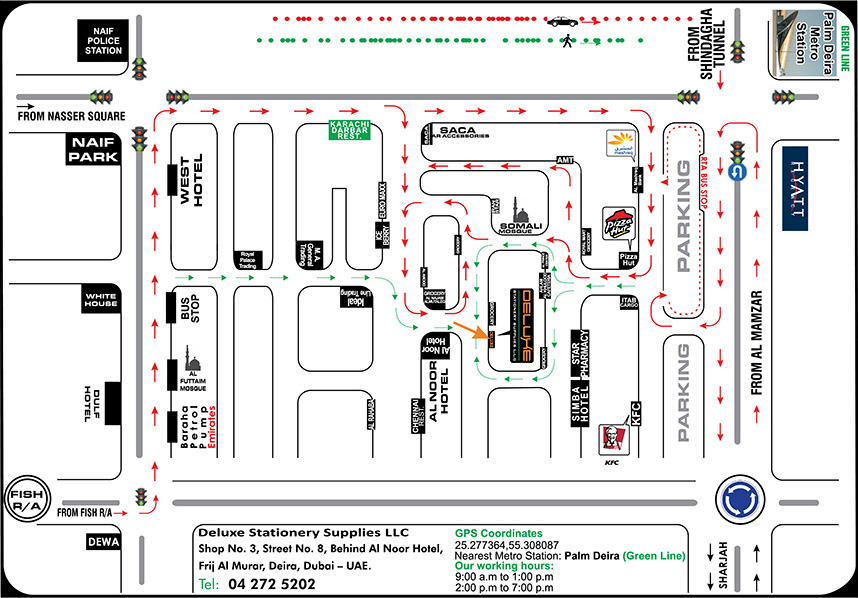 Location Map Dubai