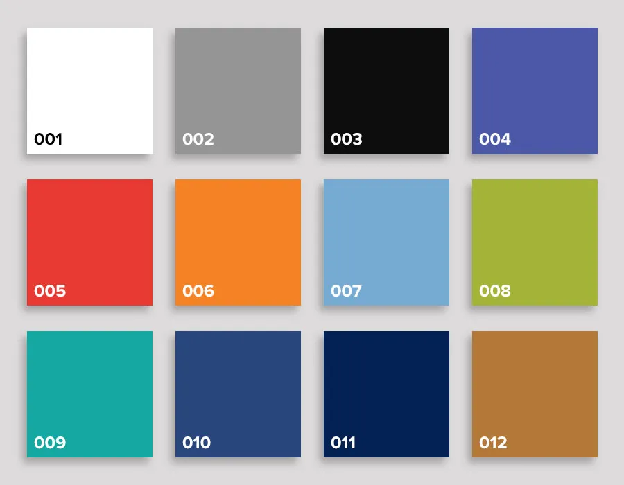 PU Notebook Colors