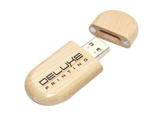 Capsule Wooden USB Printing Dubai