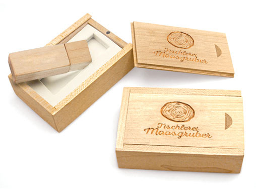 Wooden USB Packaging Dubai