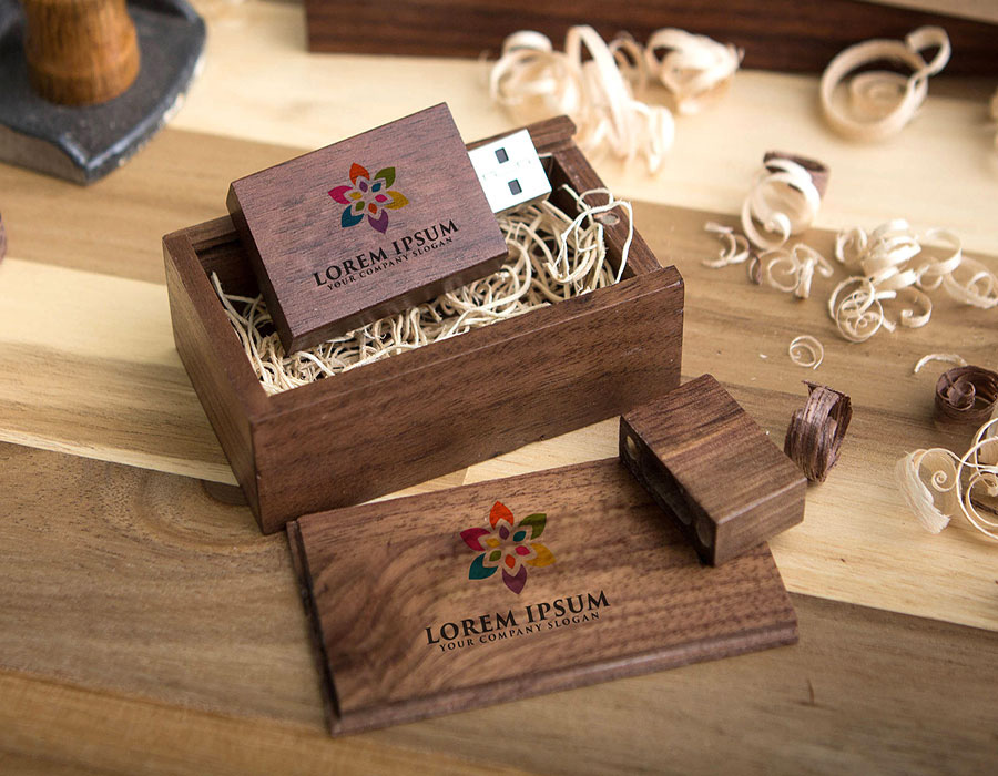 Wooden USB Printing Dubai